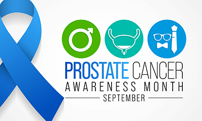 Men Over 40, September is Light Blue Ribbon Month - West Cancer Center